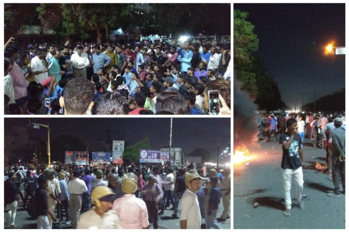 મહેશ્વરી સમાજ દ્વારા ગાંધીધામમાં ચક્કાજામ દરમ્યાન મામલો બીચક્યો