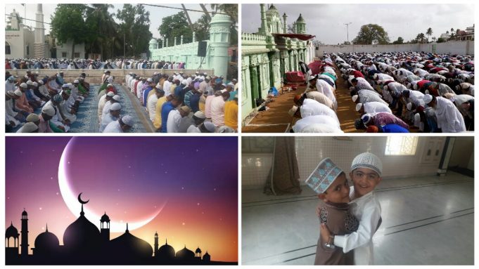 કોમી એકતા,ભાઈચારા અને વરસાદની દુવા સાથે કચ્છમા ઈદની ઉજવણી