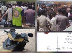 નલિયામાં બેદરકાર બાઈકચાલક અધિકારીએ યુવતીને હડફેટે લેતા હોબાળો !